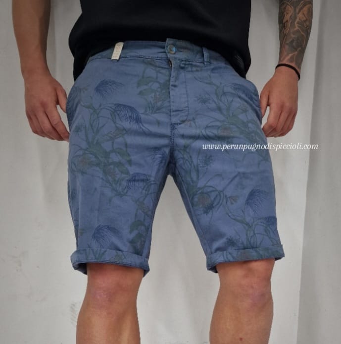 Shorts jeans Sea Barrier con palme