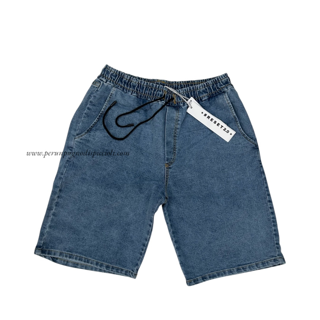 Shorts in jeans basic Reset 2.0 con elastico