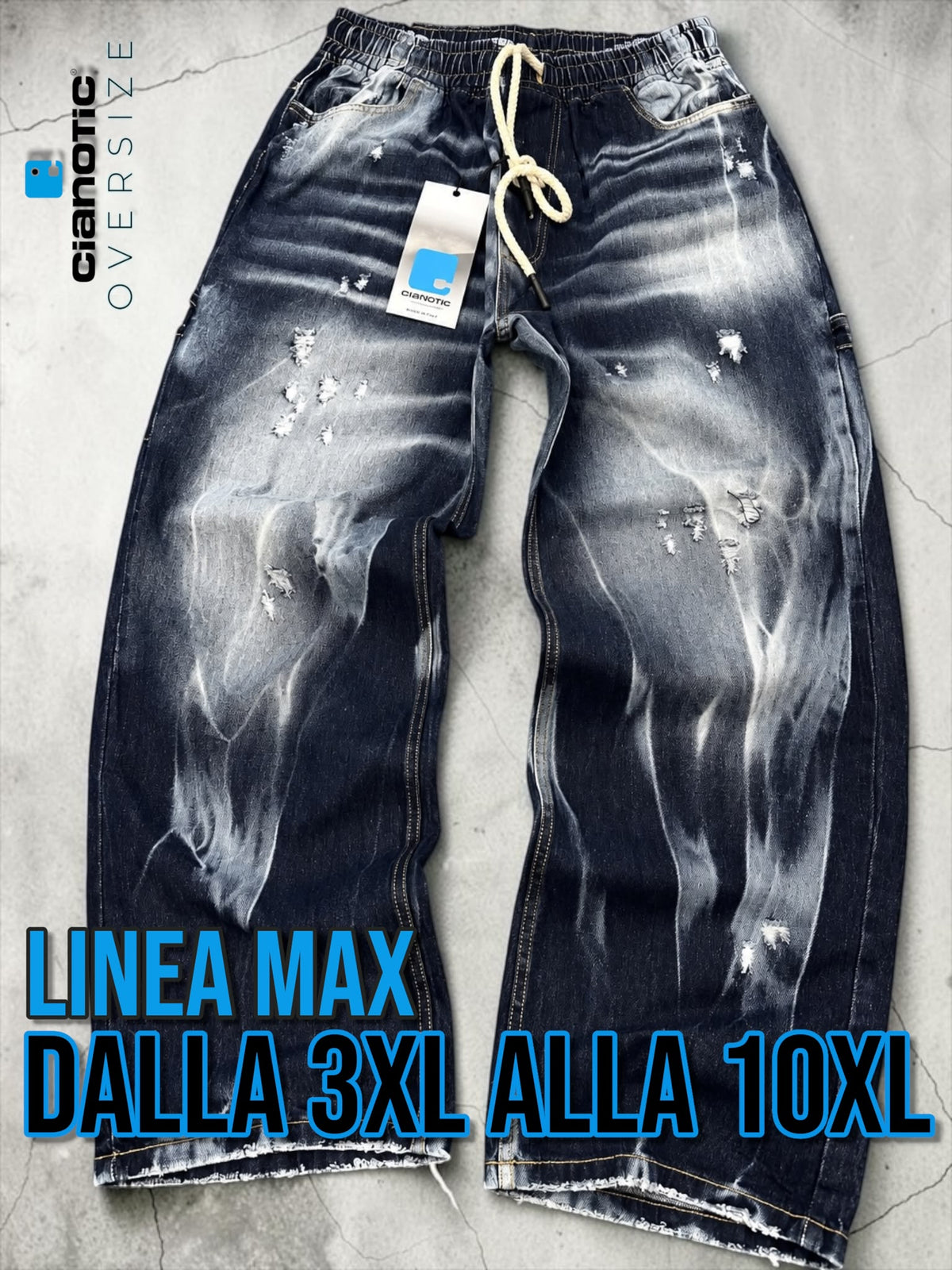 Jeans Cianotic art: Mamba 02