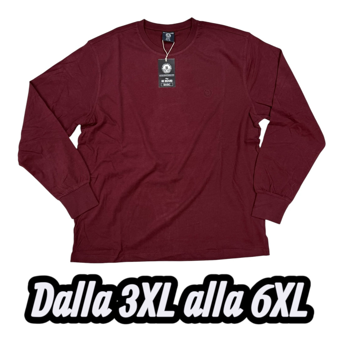 T-shirt Be Board over M/L in caldo cotone art: 9024C