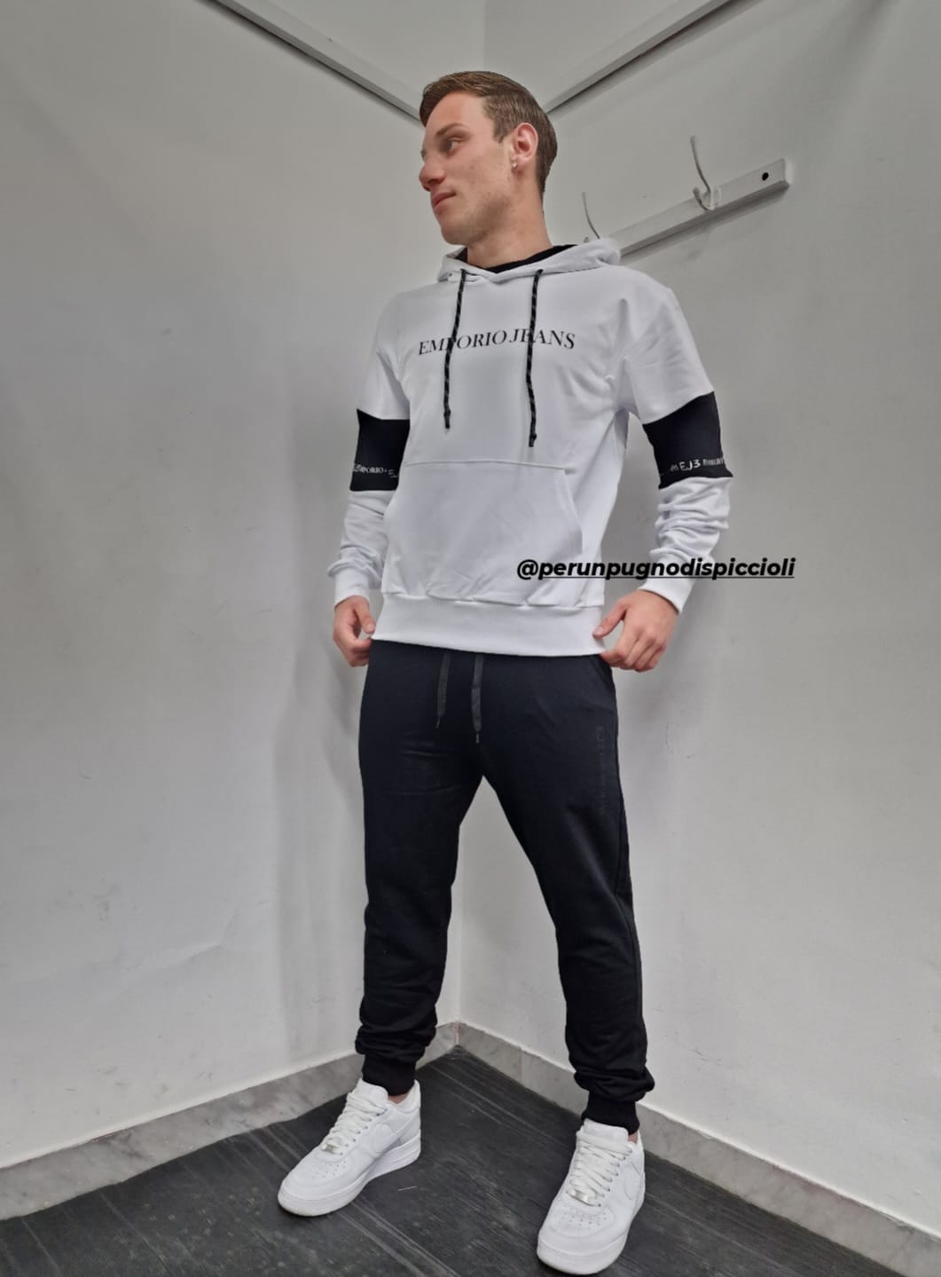 Tuta emporio jeans con cappuccio art : golden