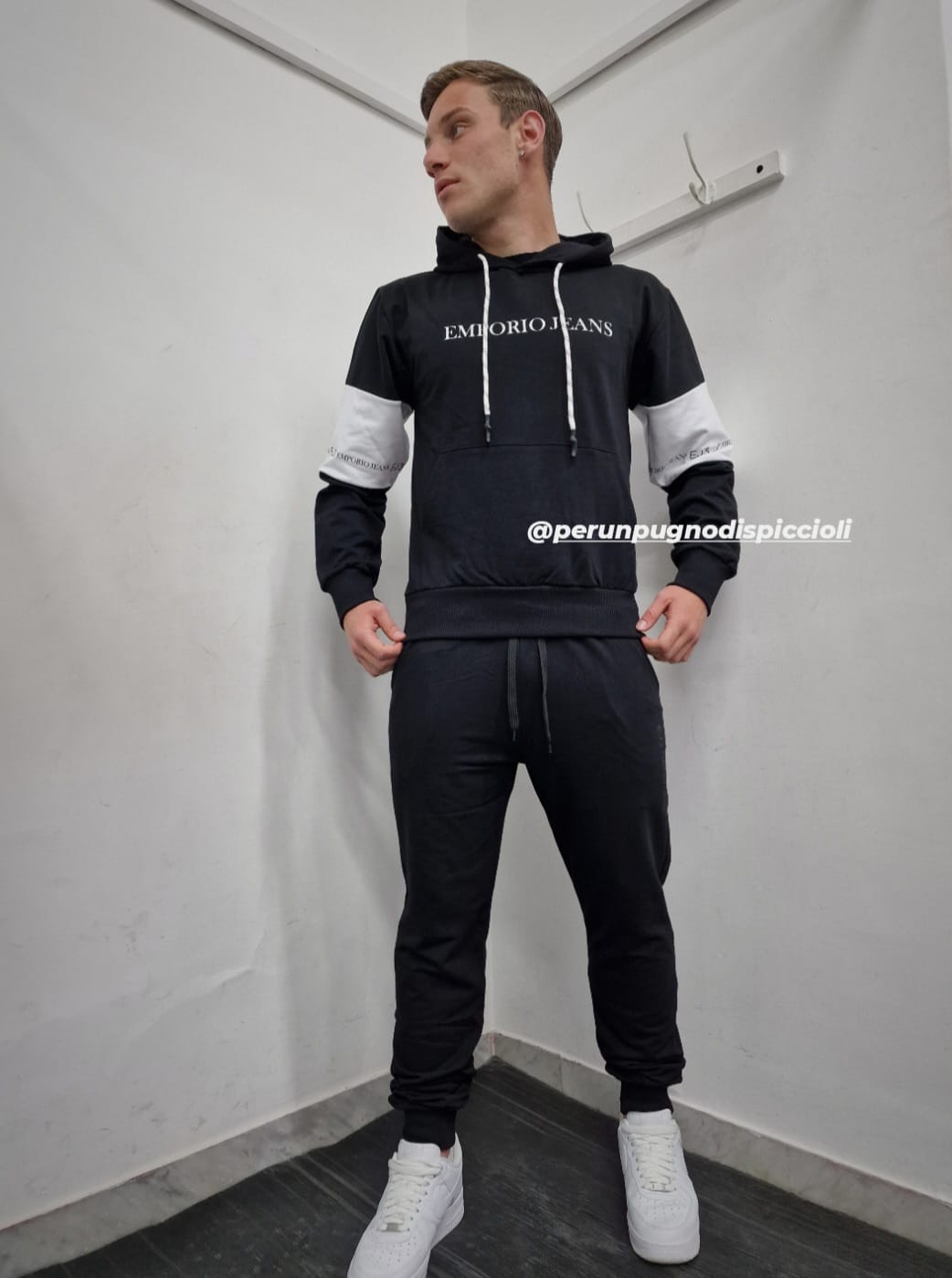 Tuta emporio jeans con cappuccio art : golden