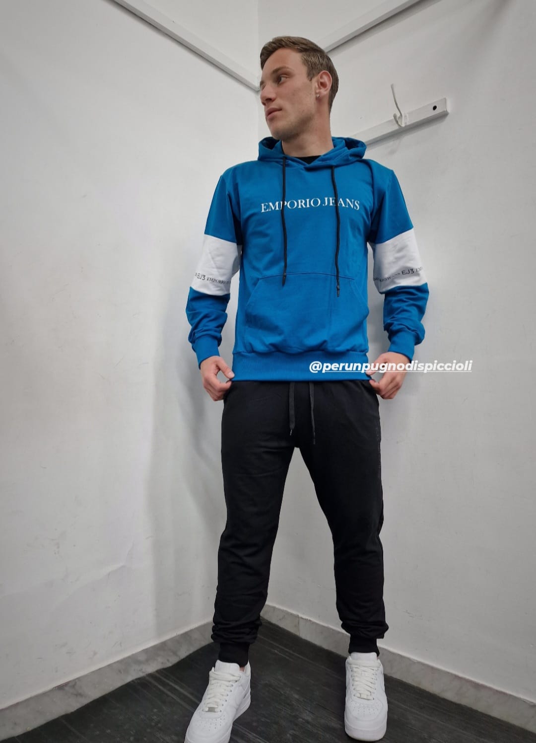 Tuta emporio jeans con cappuccio art : golden