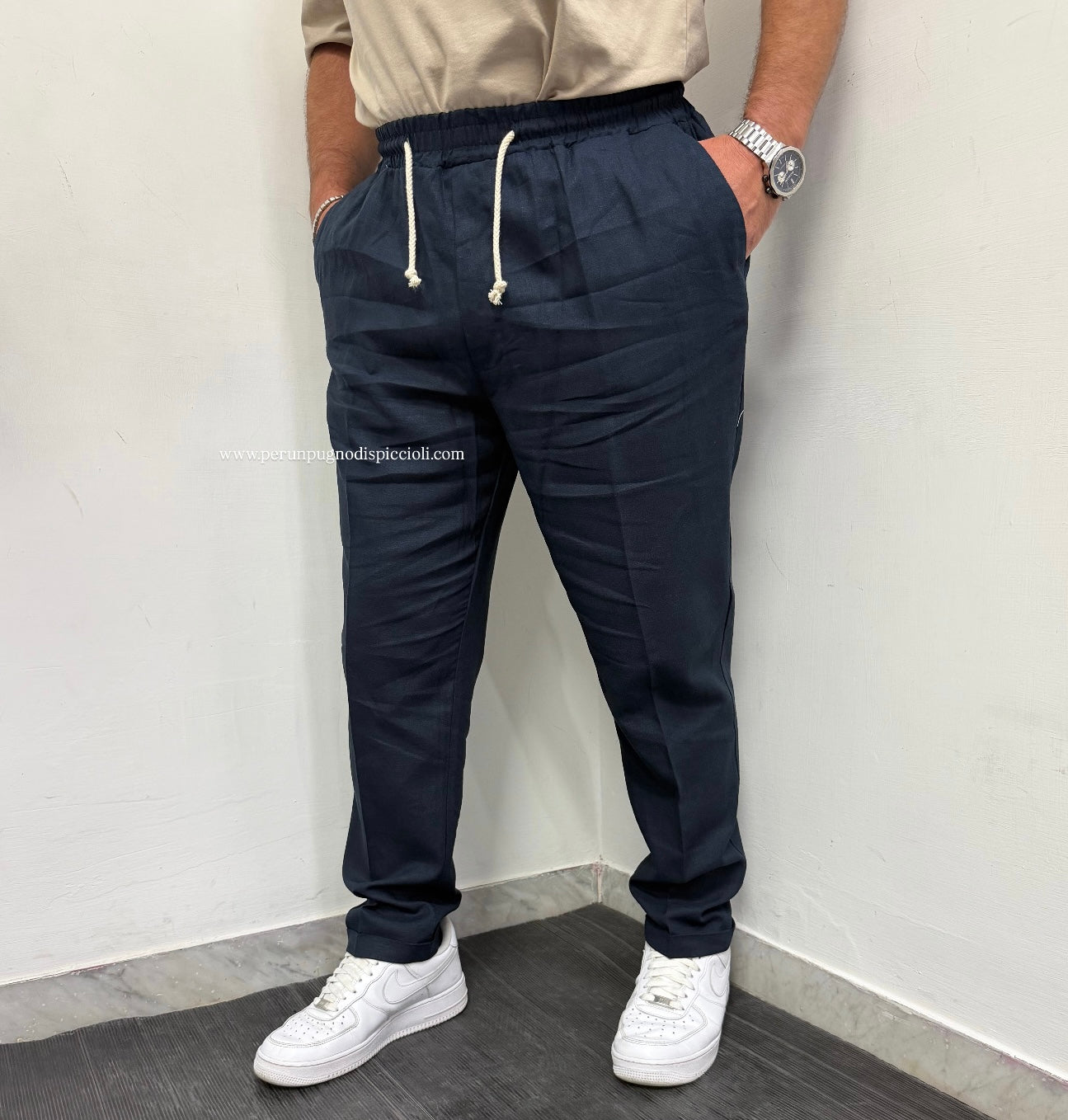 Pantalaccio in lino e viscosa art: campa51