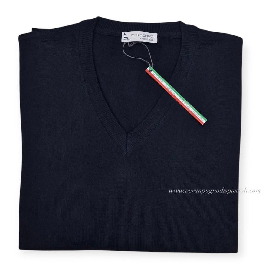 Maglioncino Scollo V in lana merino over