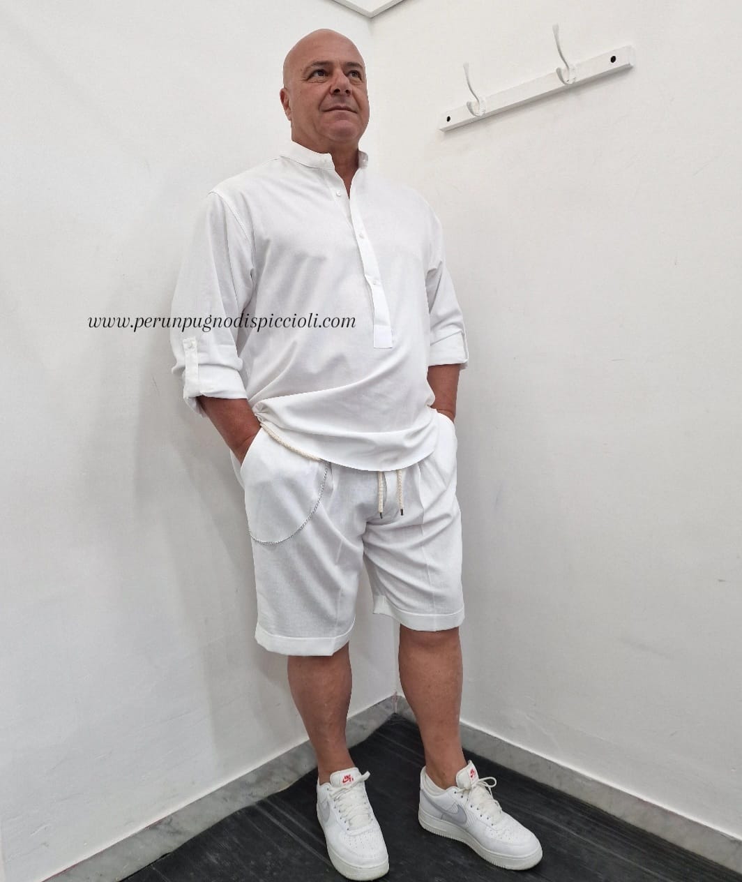 Serafino in lino Noir fox / Joe Marvin over