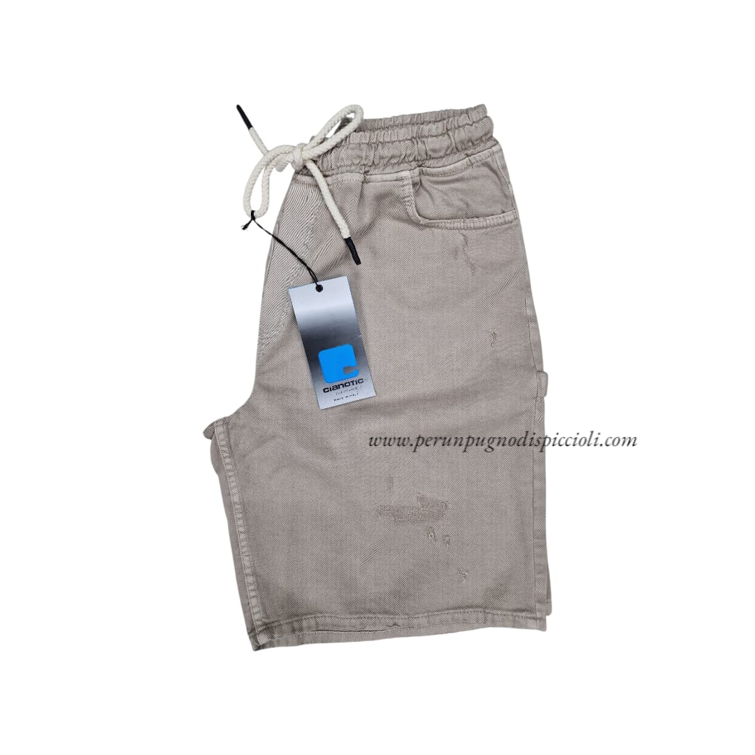 Shorts Cianotic elastico art: carpenter old