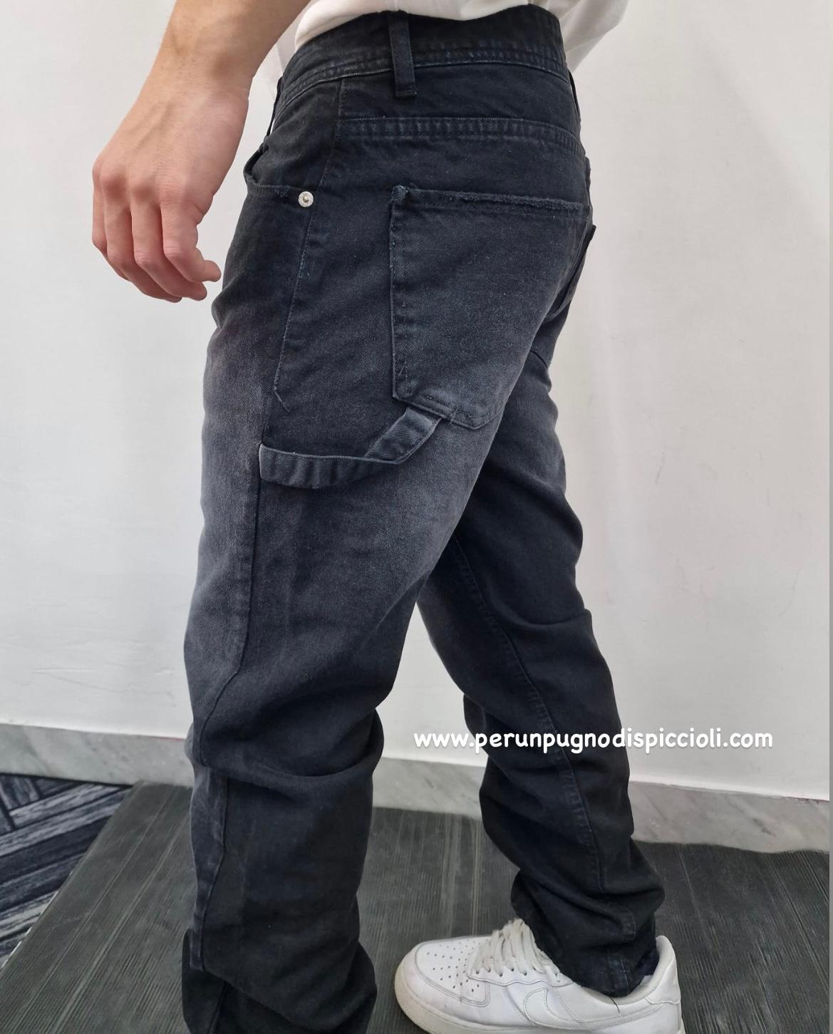 Jeans Cianotic art: straight fit raid carpenter