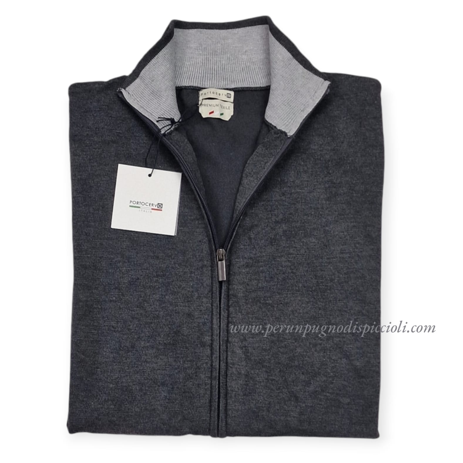 Maglioncino Portocervo zip intera art: buro