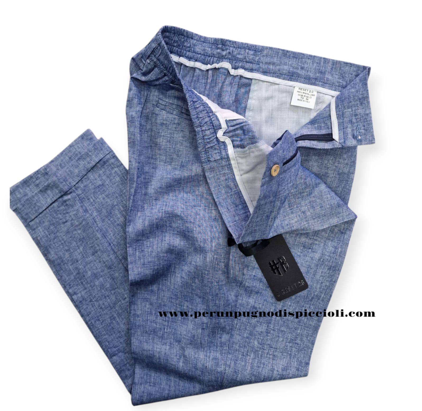 Pantalone Reset 2.0 in lino over