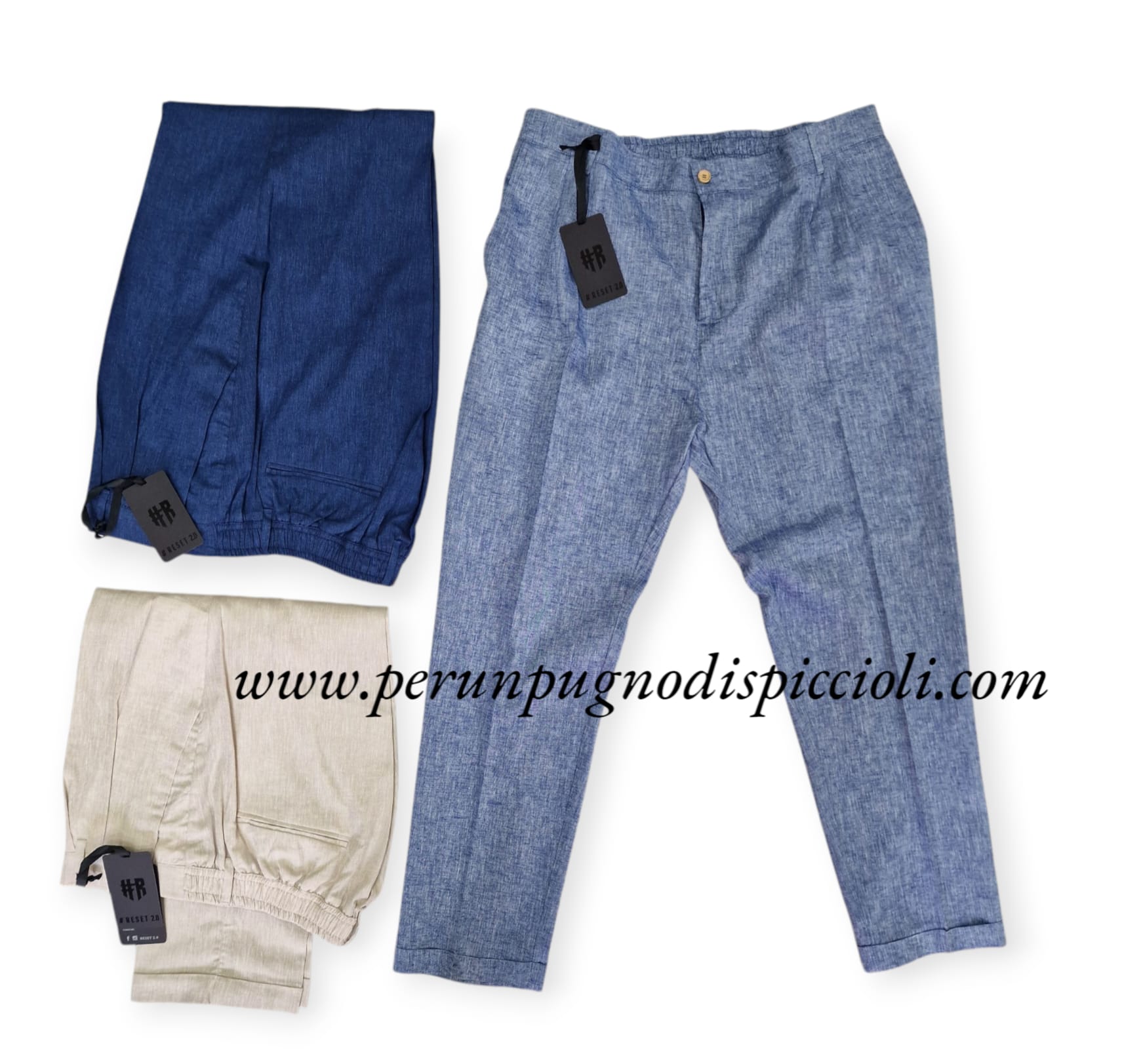 Pantalone Reset 2.0 in lino over