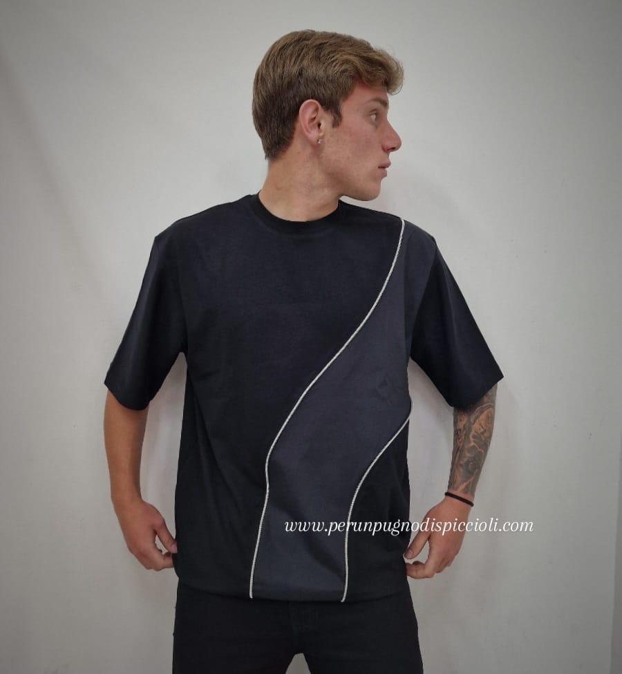 T-shirt Paul Diamond con zip