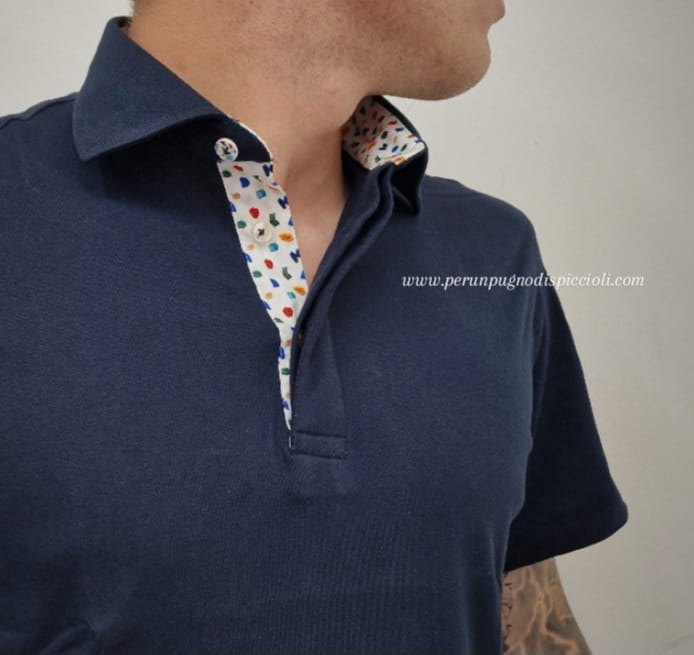 Polo Portocervo collo a camicia fantasia art: PL02