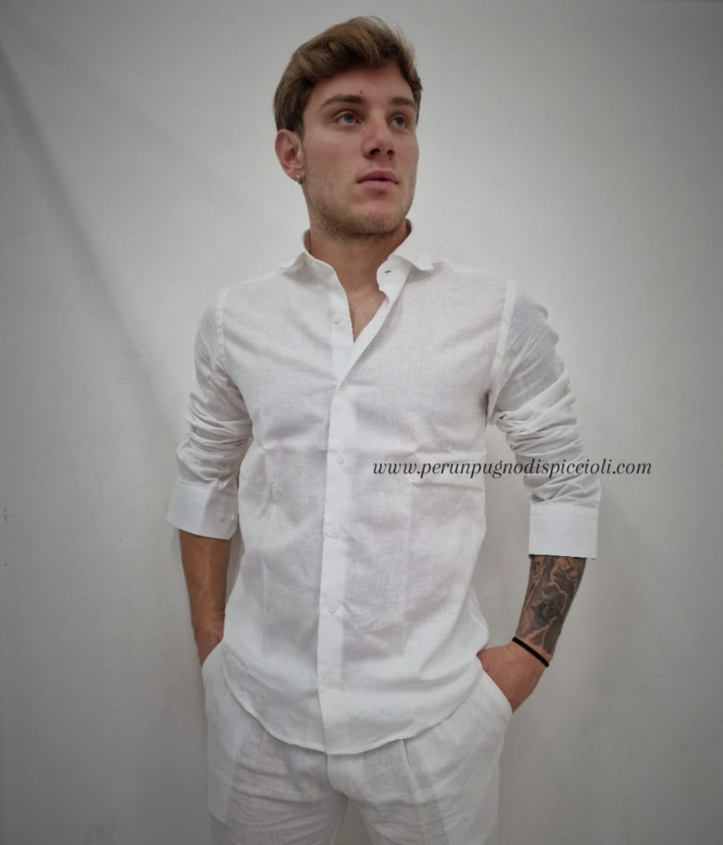 Camicia Guerriero Sartoriale in lino