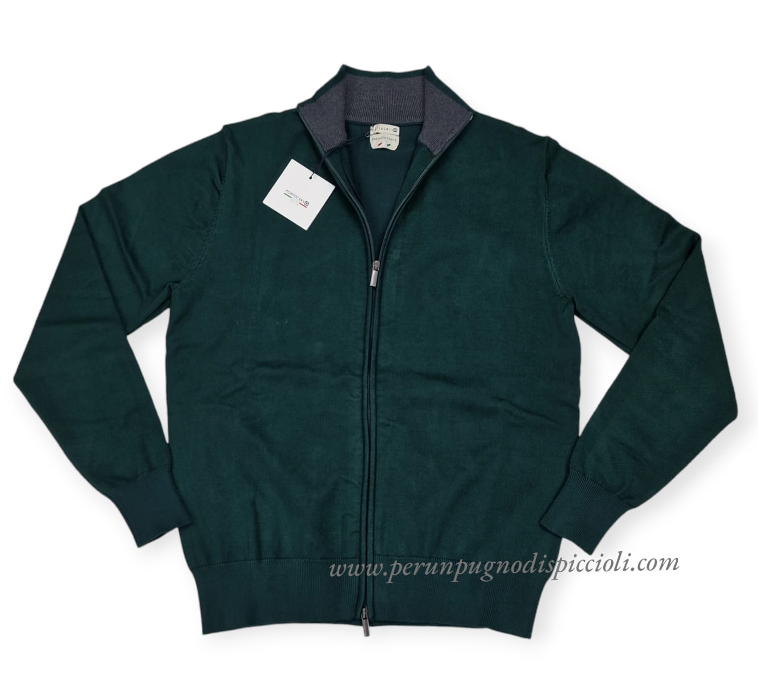 Maglioncino Portocervo zip intera art: buro