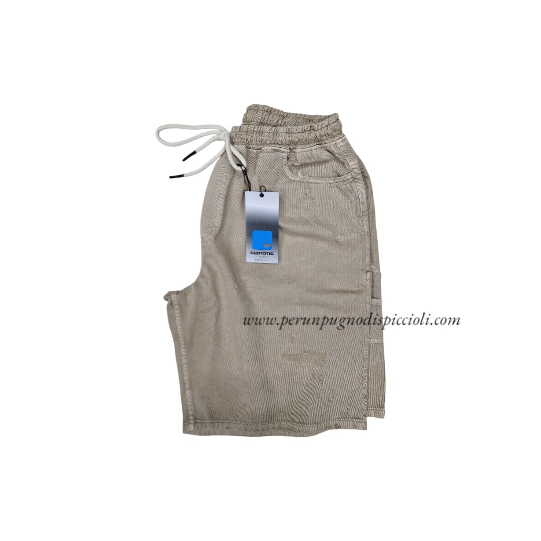 Shorts Cianotic elastico art: carpenter old