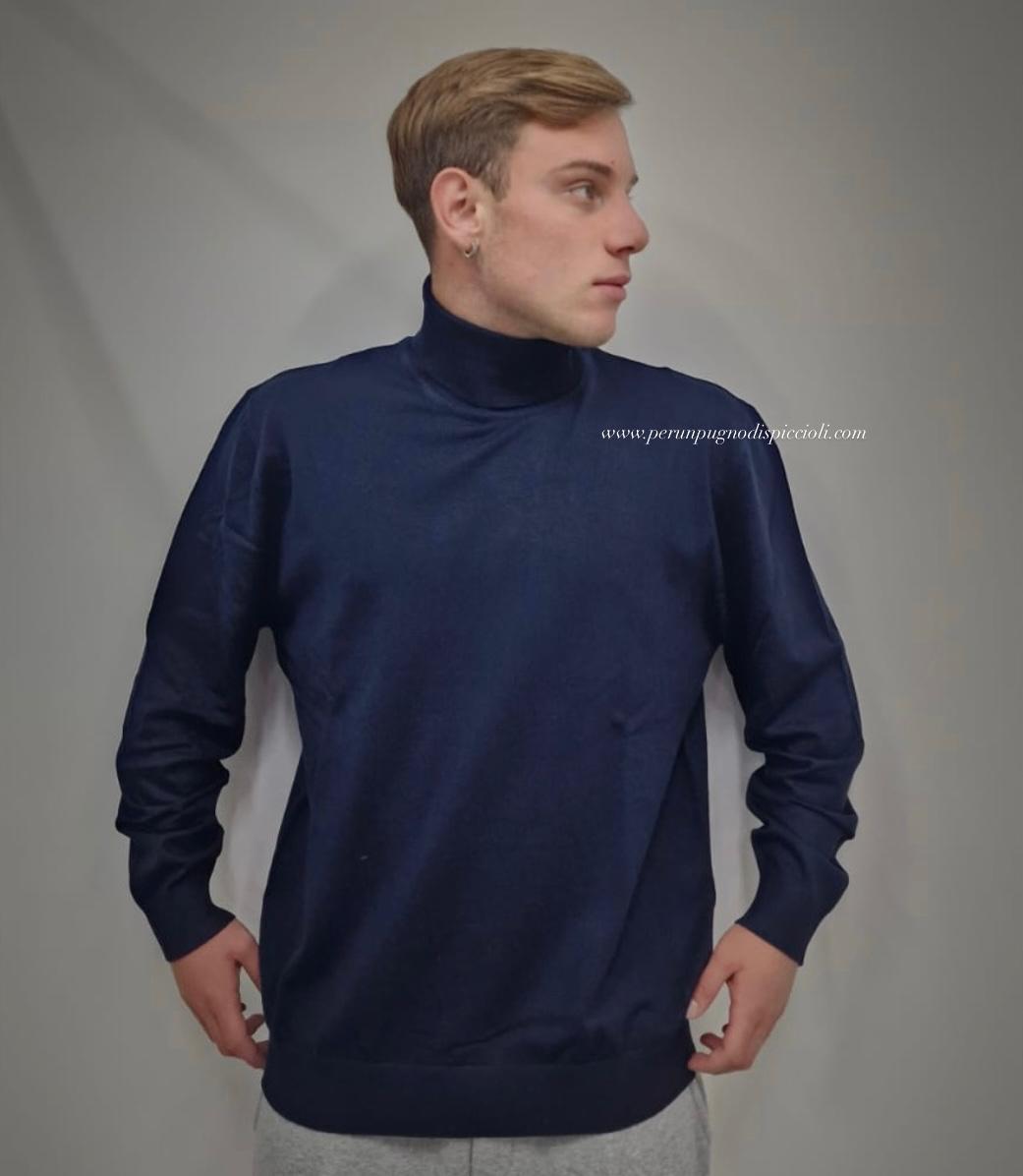 Maglia collo alto Nerovago art: 730007-over