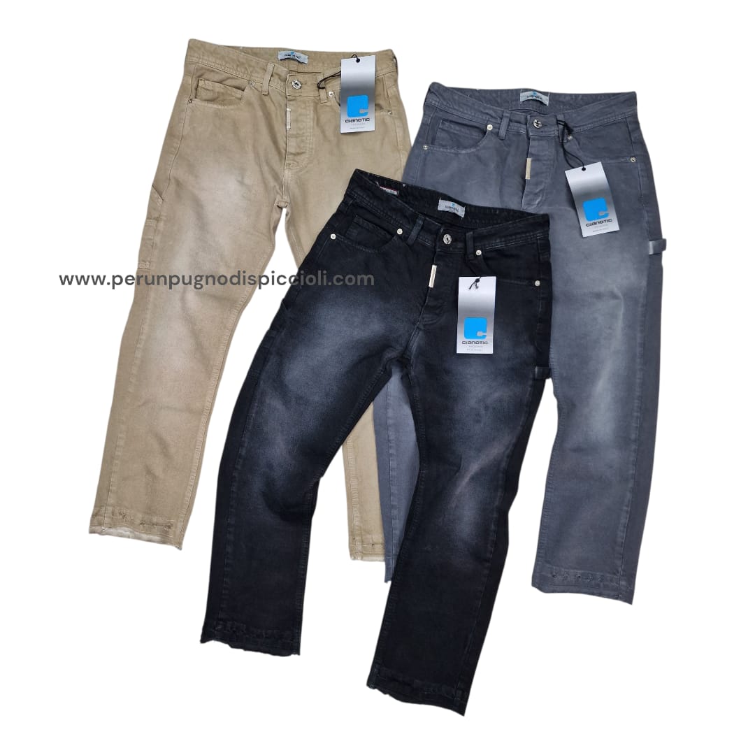 Jeans Cianotic art: straight fit raid carpenter