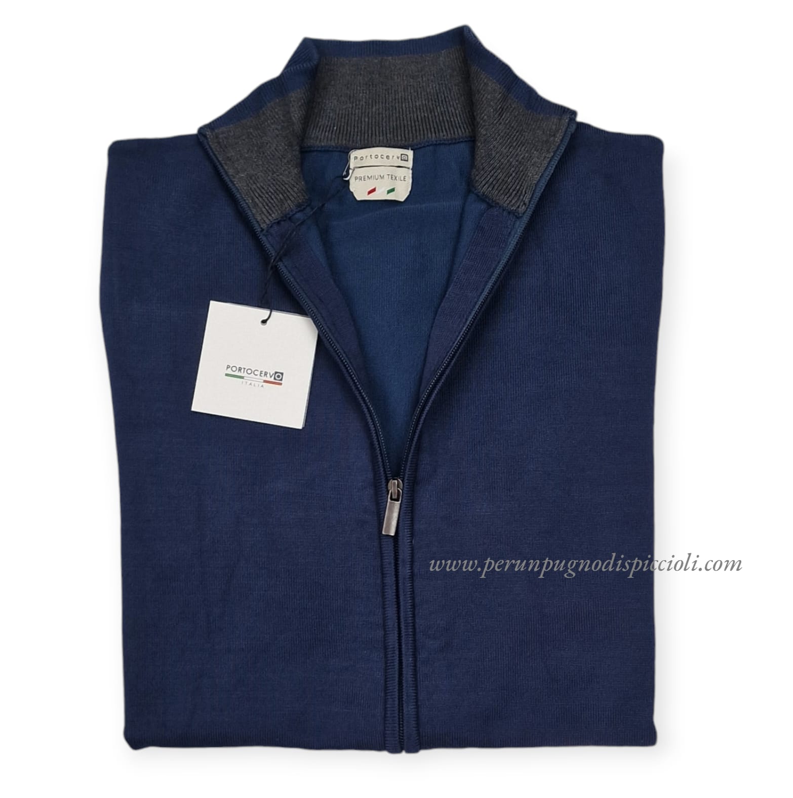 Maglioncino Portocervo zip intera art: buro