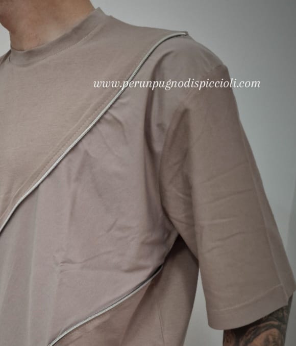 T-shirt Paul Diamond con zip