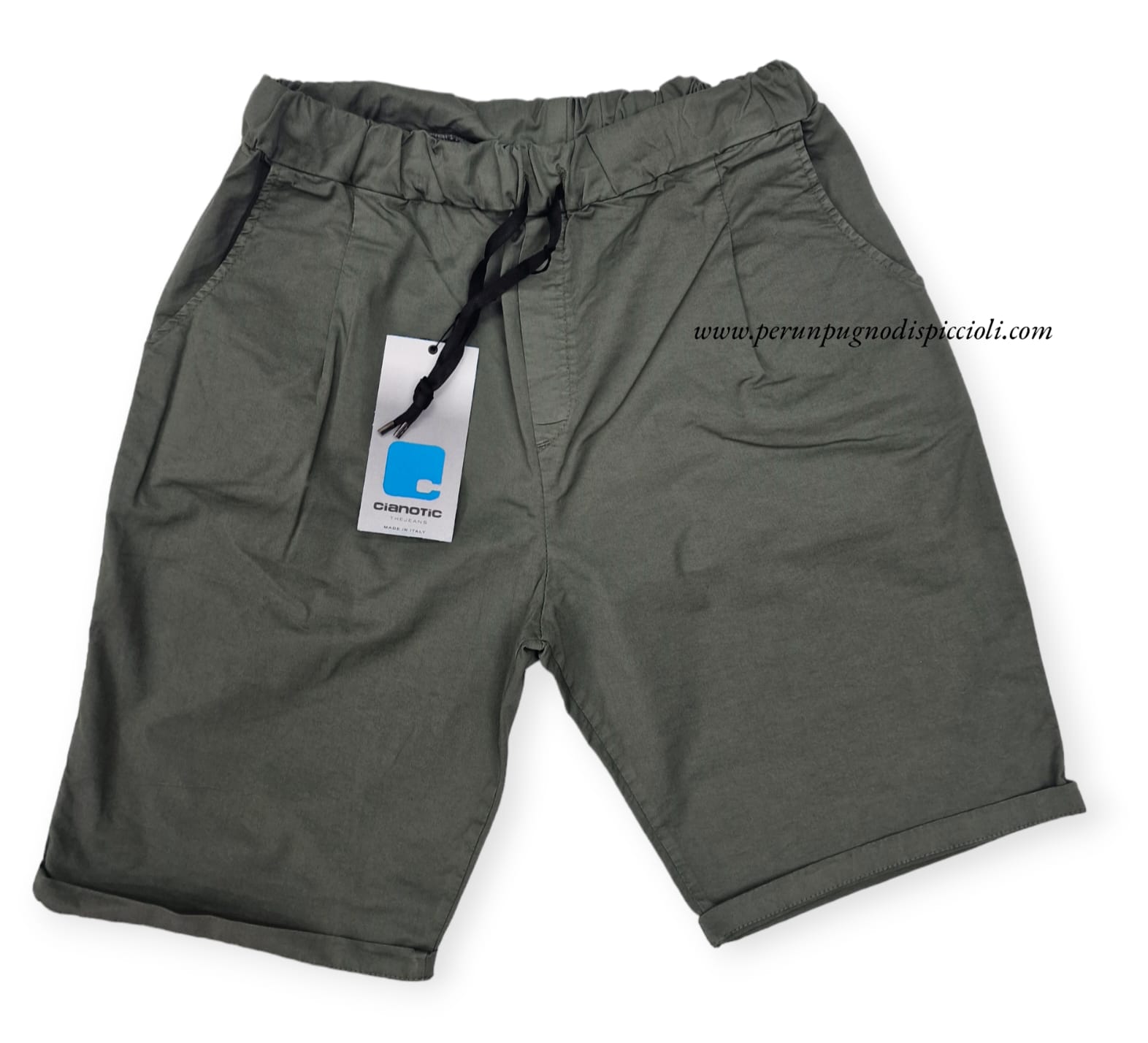 Shorts Cianotic con elastico art: Luis cotton