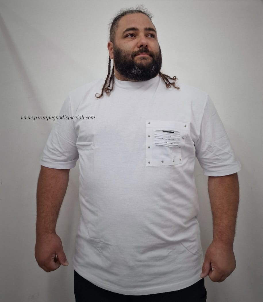 T-shirt Paul Diamond con tasca sfilettata