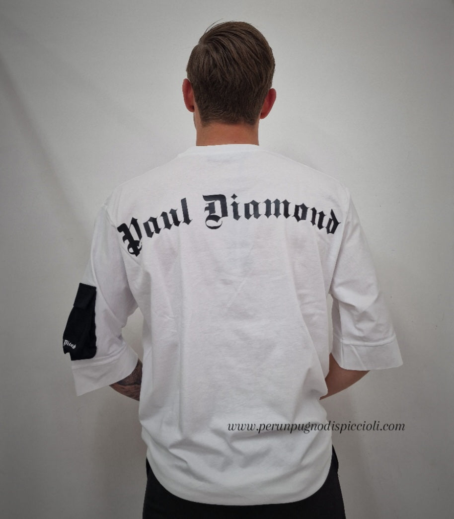T-shirt Paul Diamond con taschino sulla manica