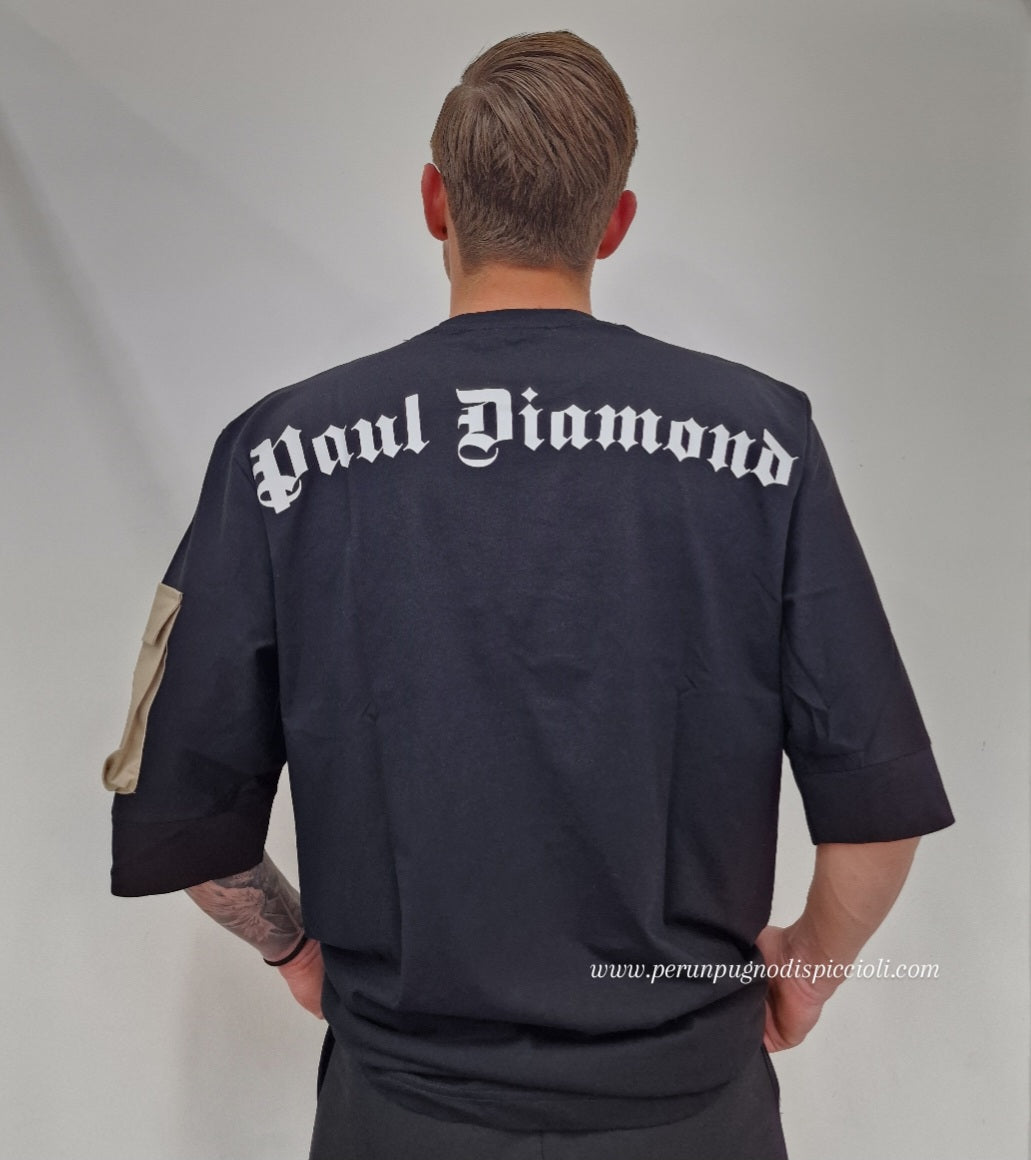 T-shirt Paul Diamond con taschino sulla manica