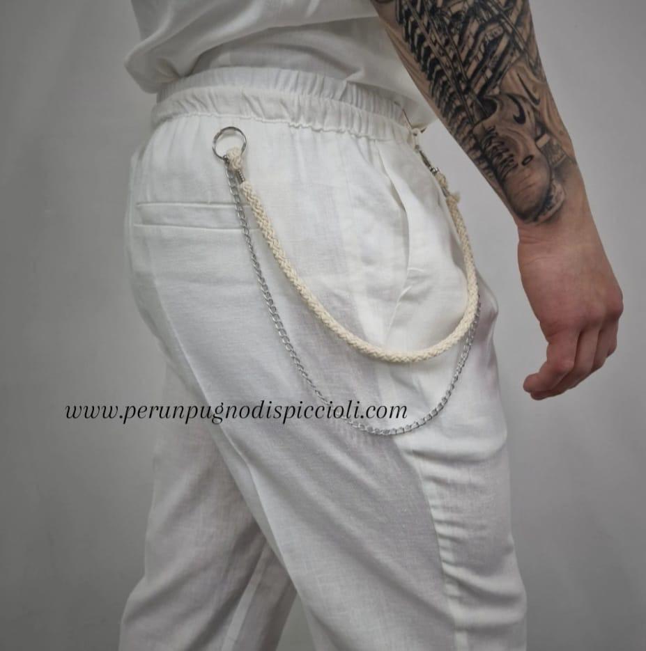 Pantalone con elastico  Noir fox/ Joe Marvin over