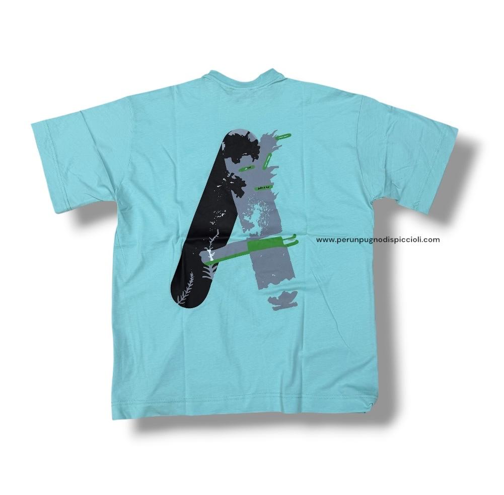 T-Shirt KeyMore art: stampa A su dietro