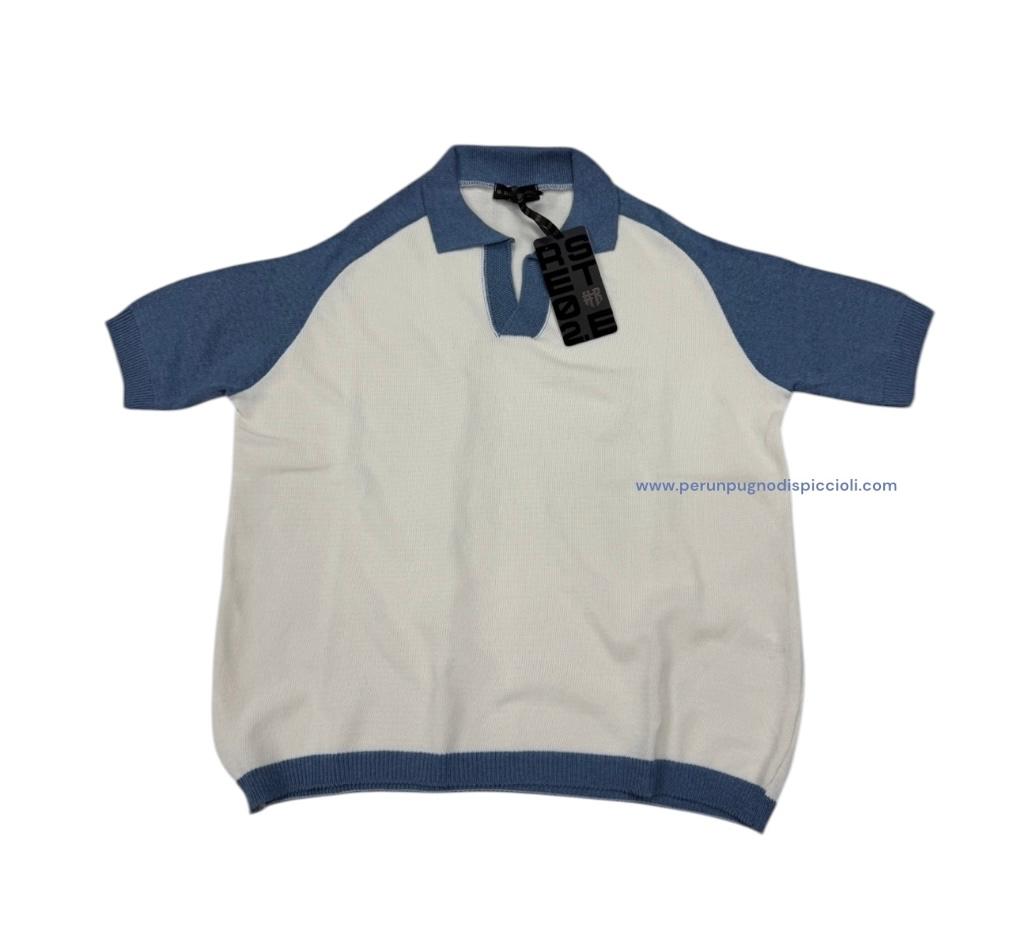 Polo Reset 2.0 in filo senza bottoni