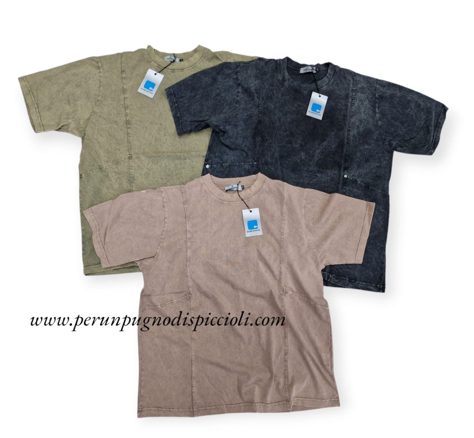 T-Shirt Cianotic art: infinity washed