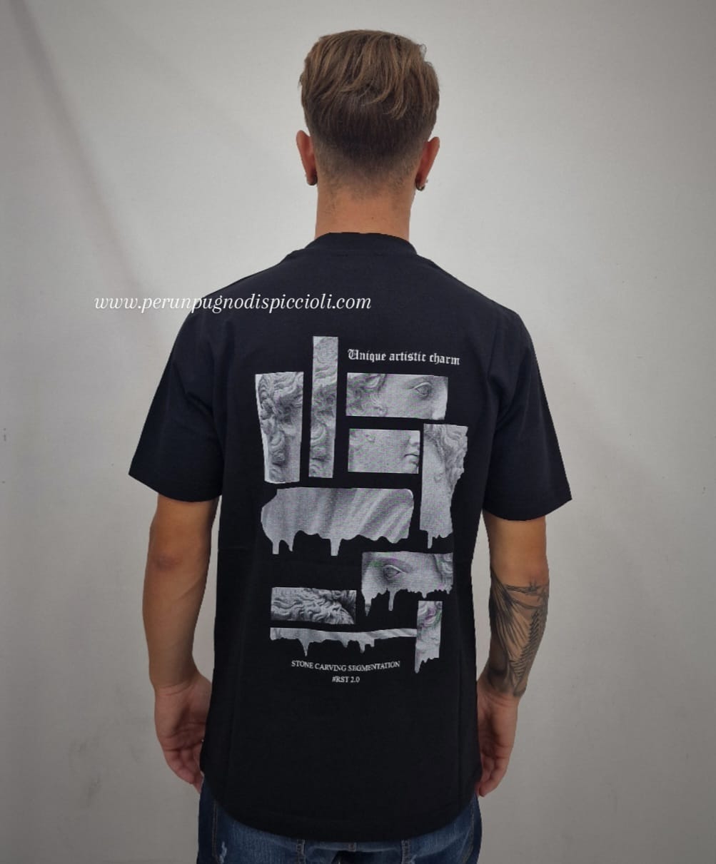 T-shirt retro face Reset 2.0