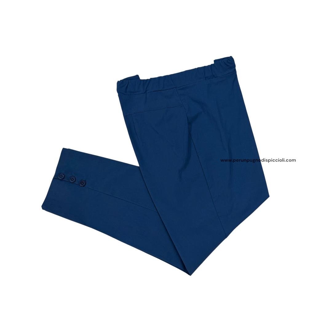 Pantalone Ciliegina/Moda più con bottoni alla caviglia