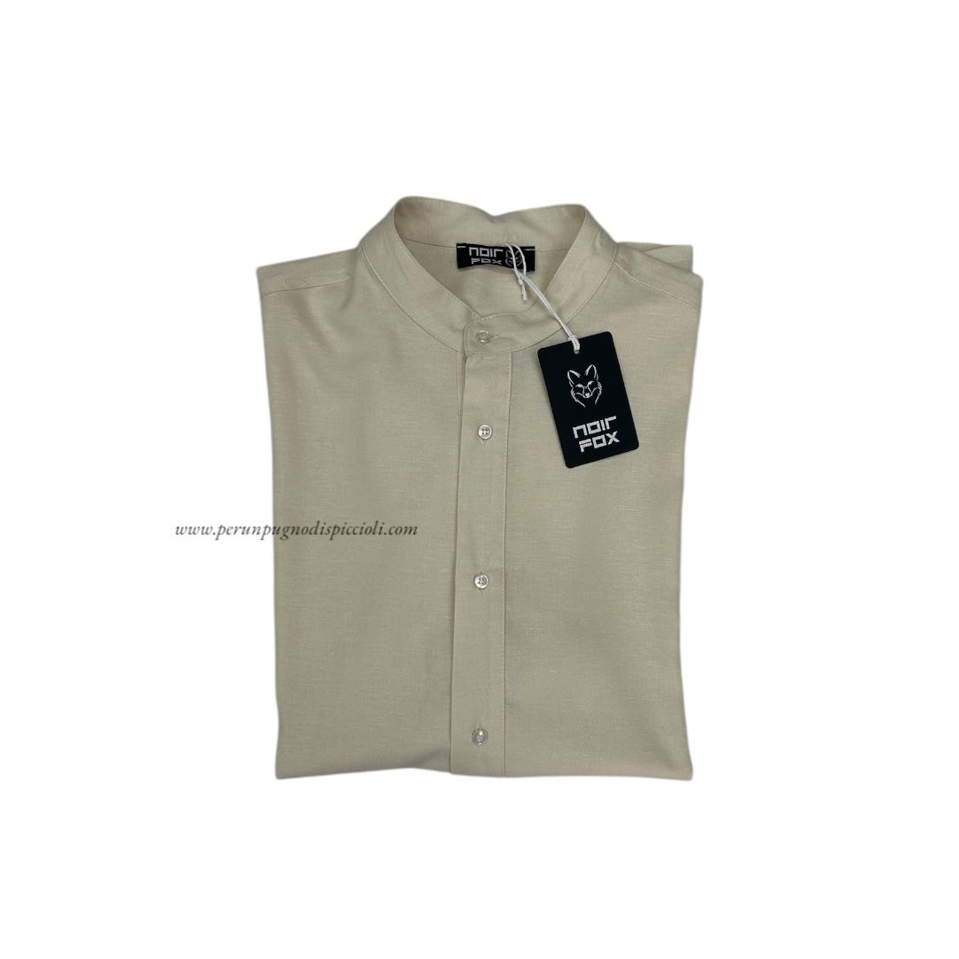 Serafino in lino Noir fox / Joe Marvin over