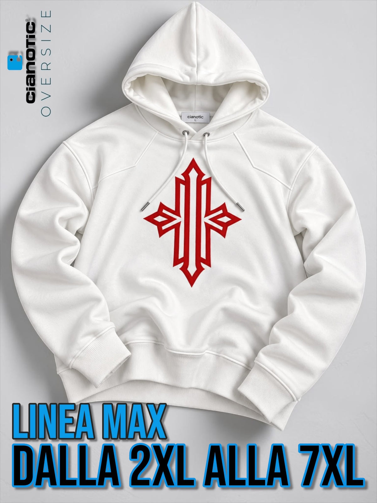 Felpa Cianotic over art: hoodie redemption