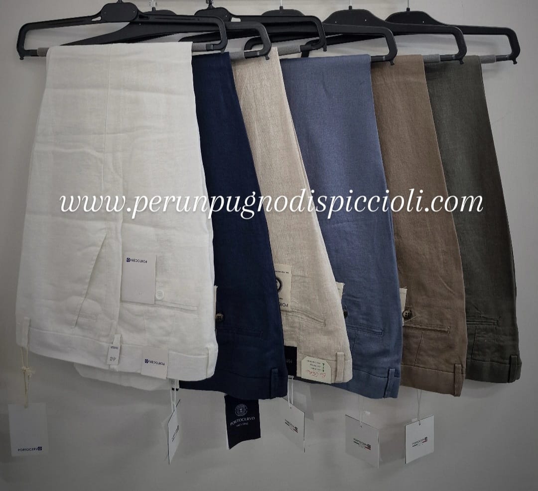 Pantalone Portocervo in lino