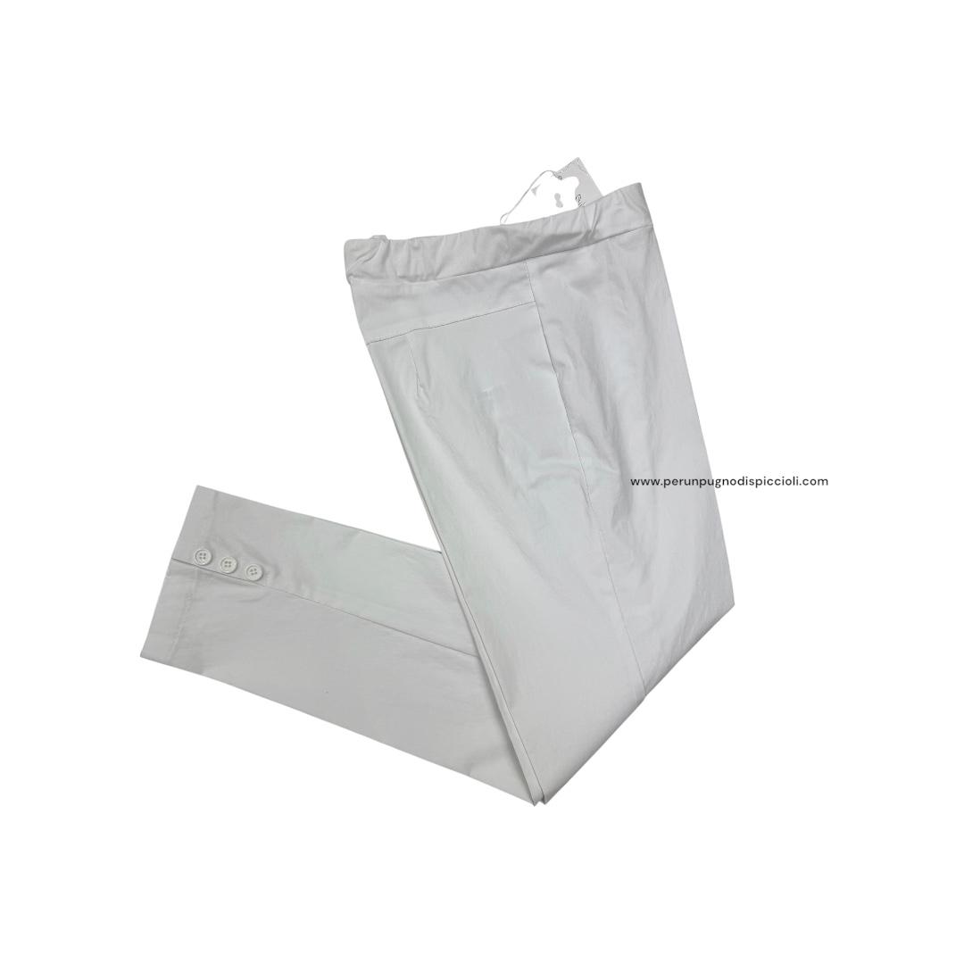 Pantalone Ciliegina/Moda più con bottoni alla caviglia