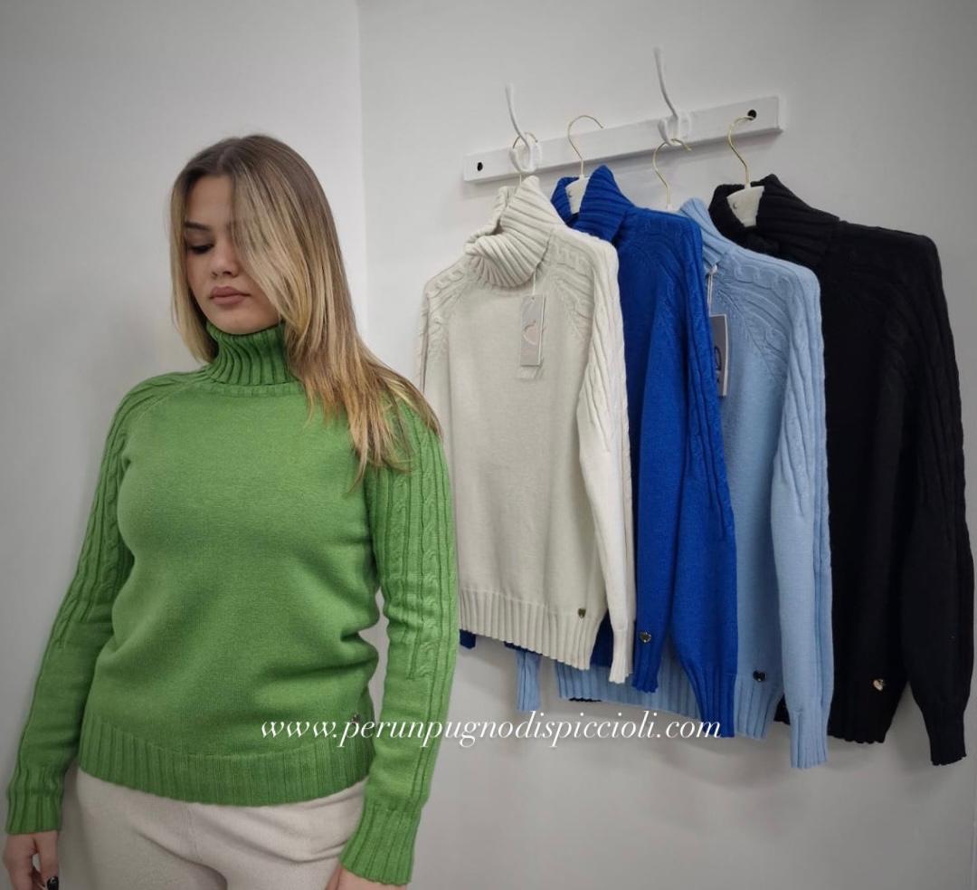 Maglioncino treccia manica art:A8612