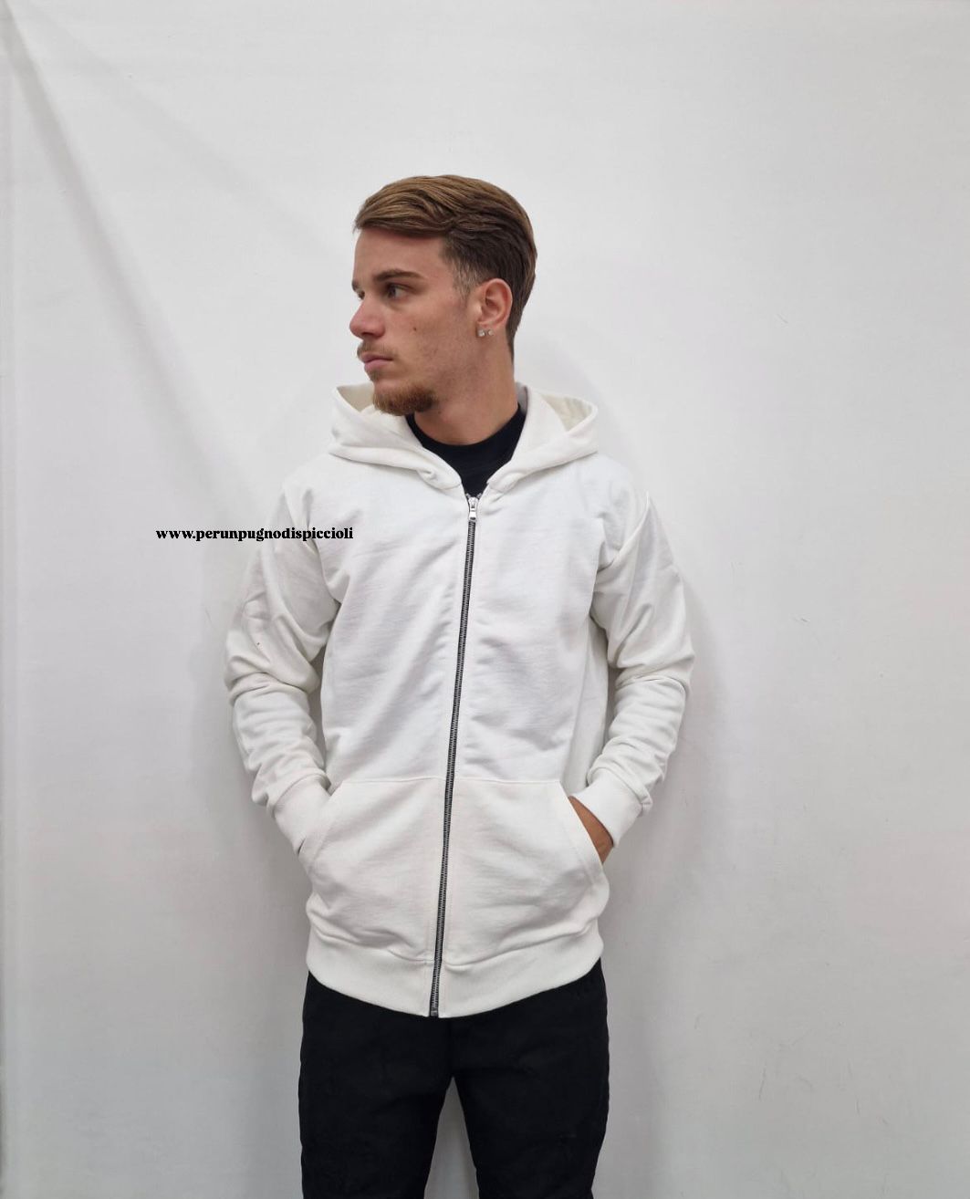Felpa Cianotic con zip art: Champion