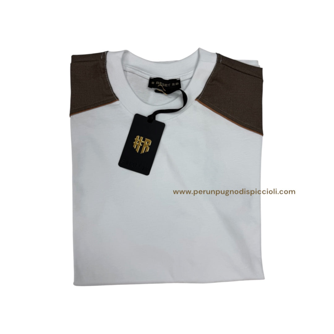 T-Shirt Reset 2.0 con inserti in canvas