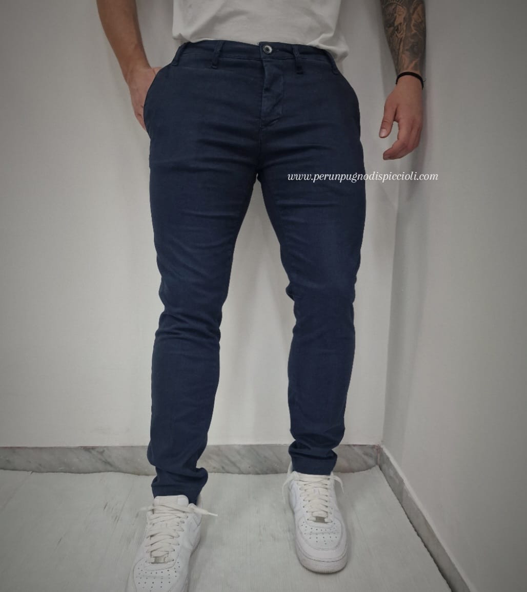 Pantalone Briatore tasca america in gabardina