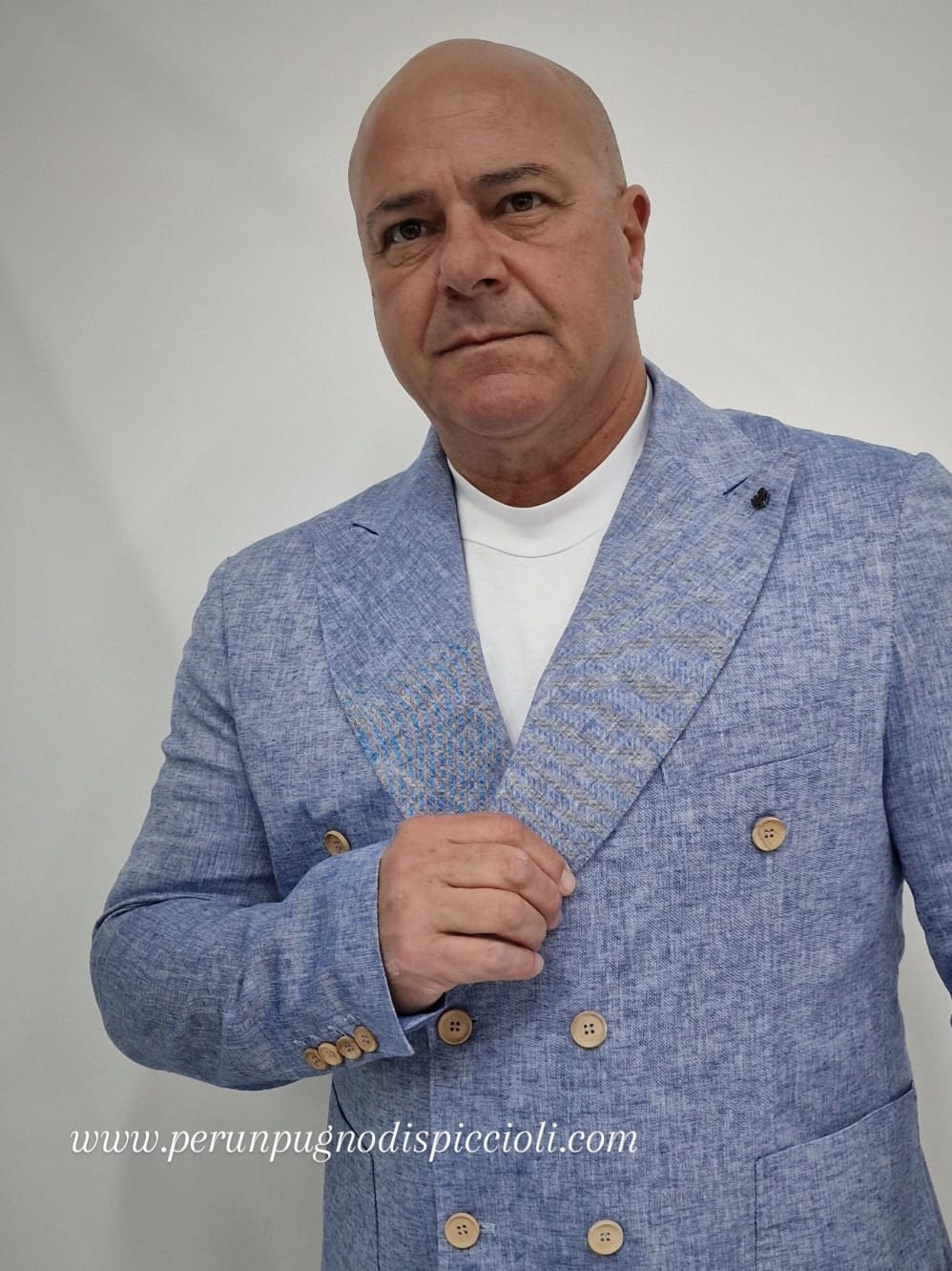 Giacca Reset 2.0 doppio petto in lino