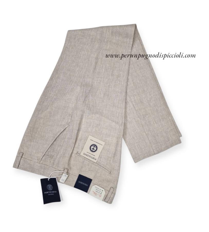 Pantalone Portocervo in lino