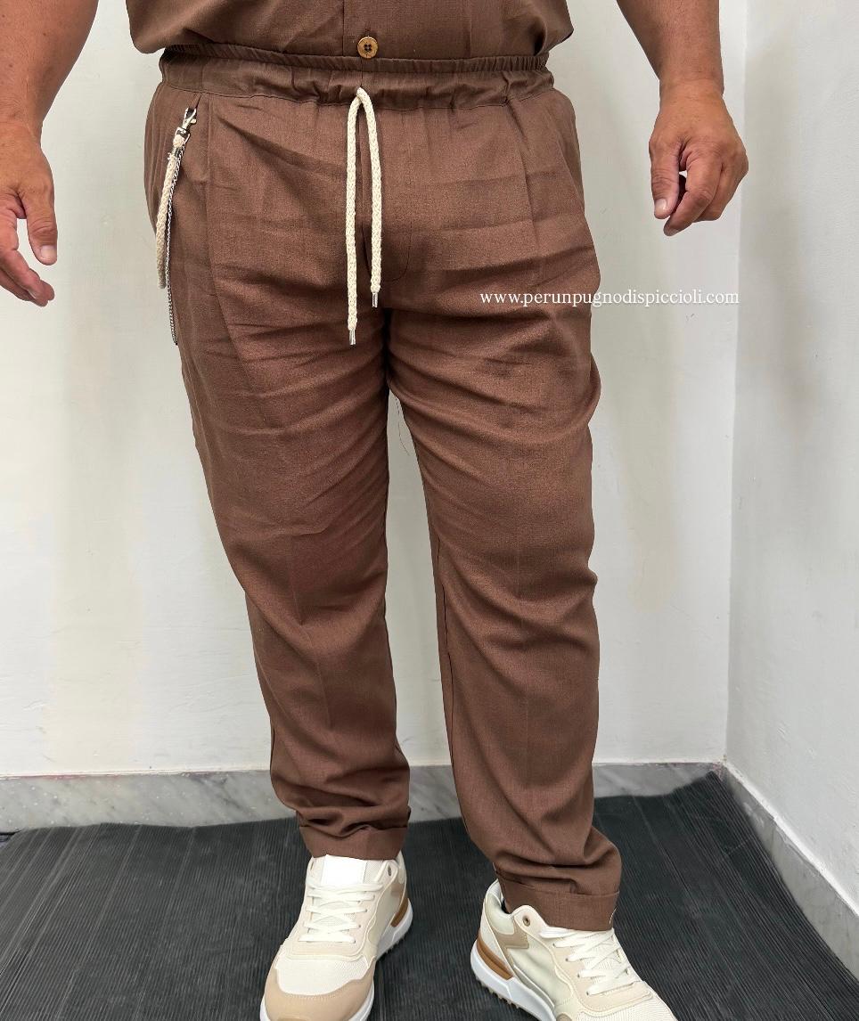 Pantalone con elastico  Noir fox/ Joe Marvin over