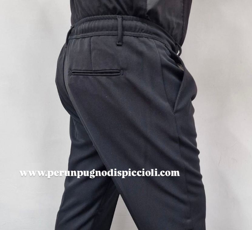 Pantalone Portocervo con mezzo elastico e laccio art:81540