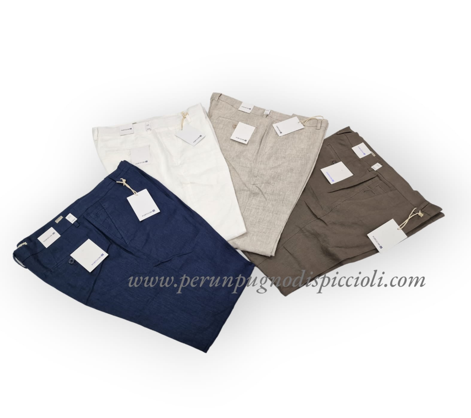 Pantalone Portocervo in lino