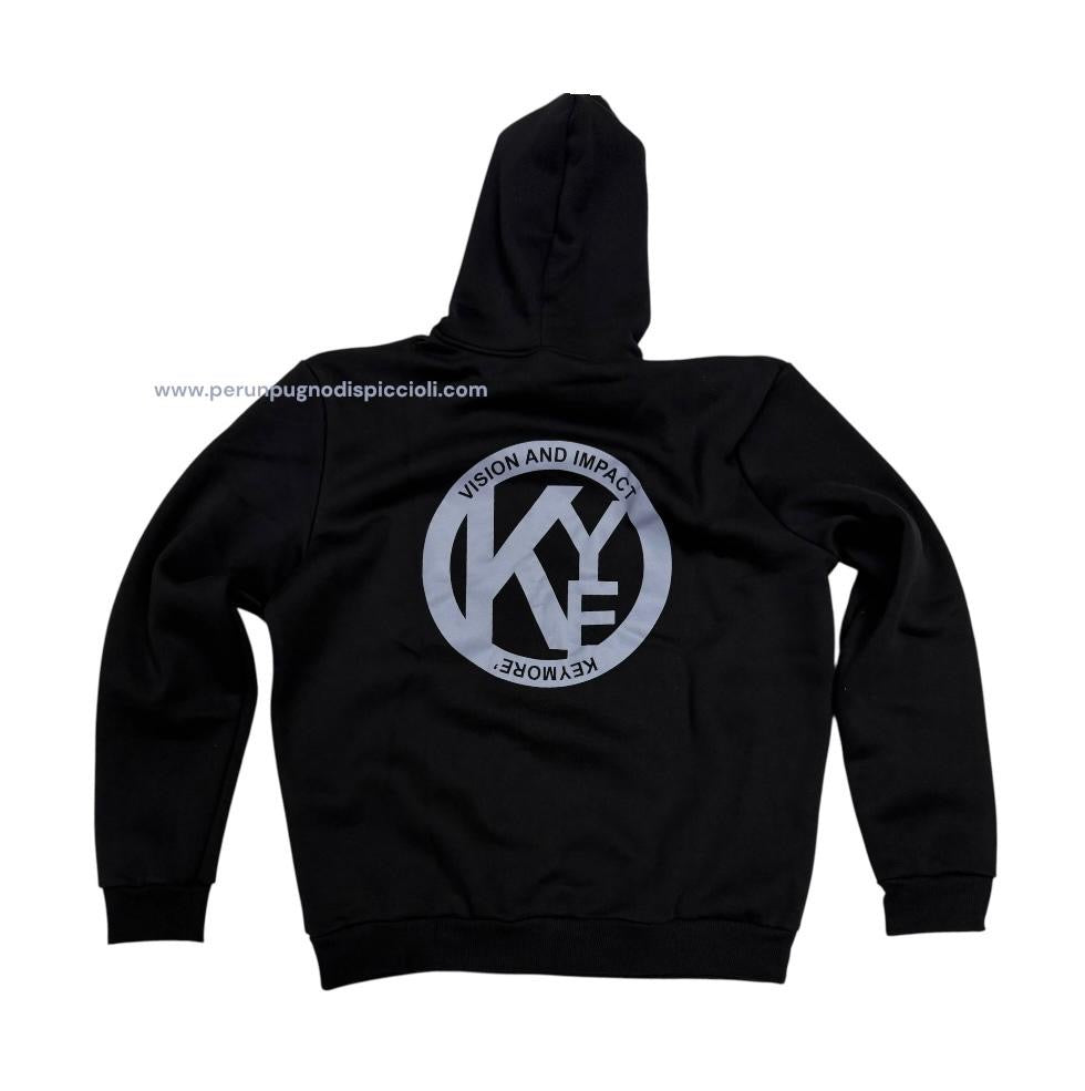 Felpa Key More art:stampa cerchio