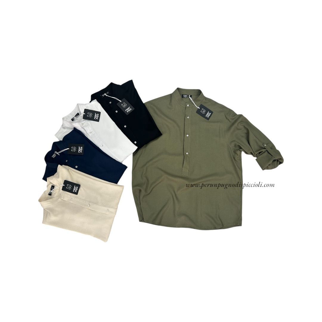 Serafino in lino Noir fox / Joe Marvin over