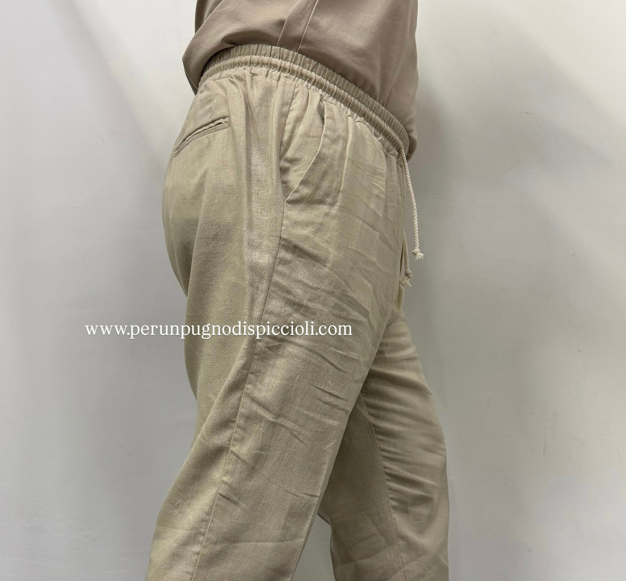 Pantalaccio in lino e viscosa art: campa51